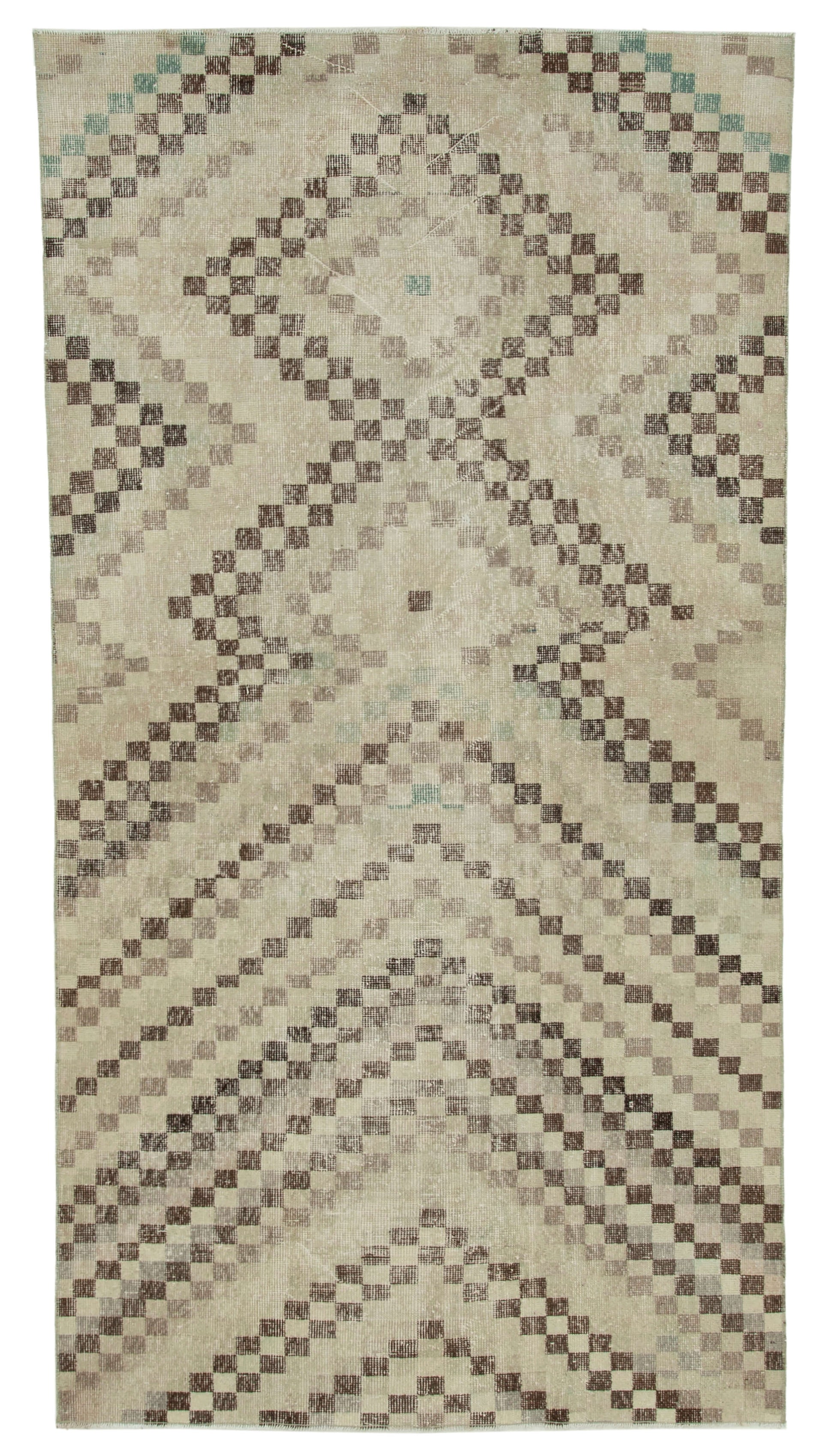 5x9 Beige Bohemian Rug  - 33063