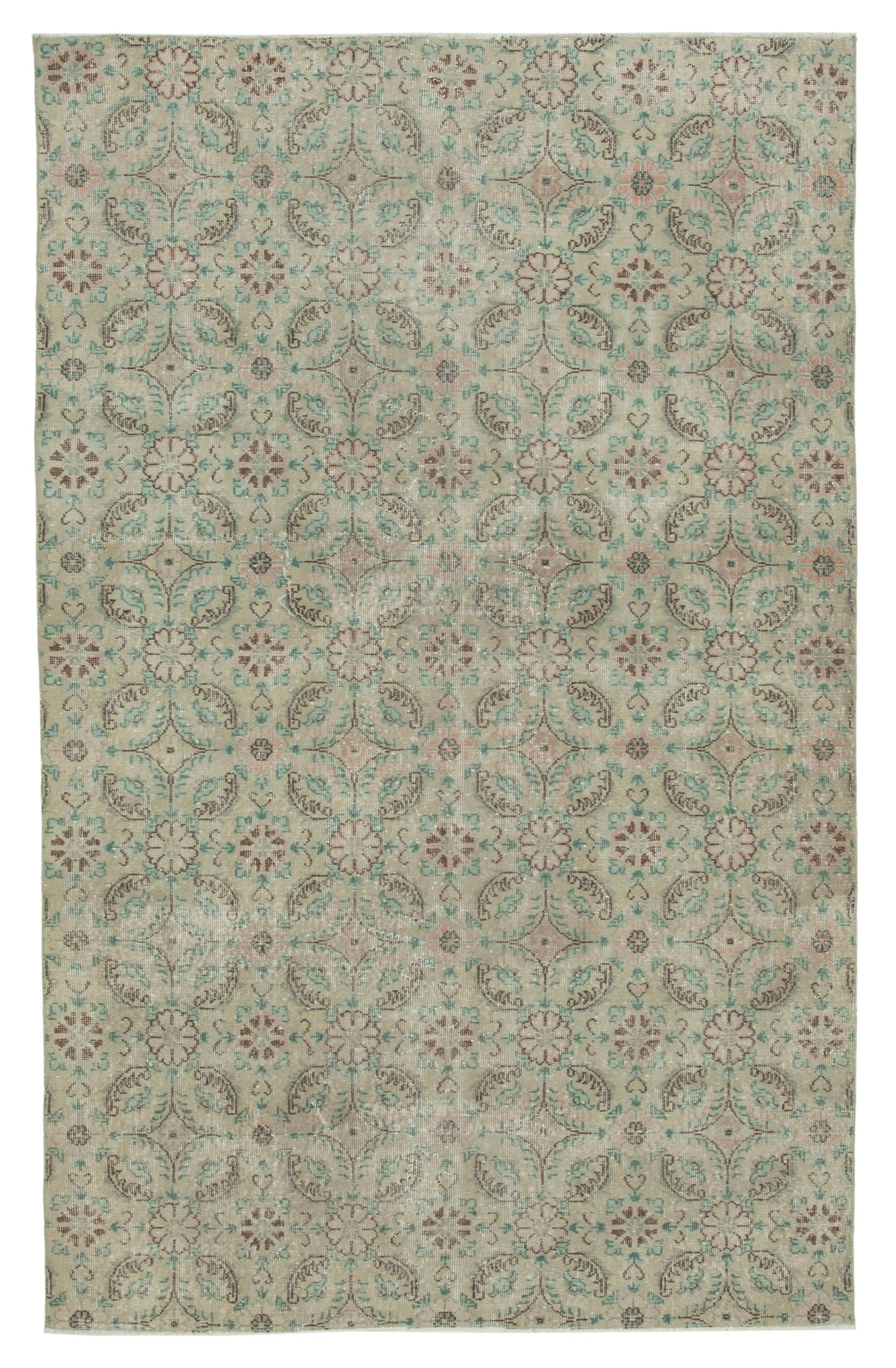 6x9 Beige Bohemian Rug  - 33064