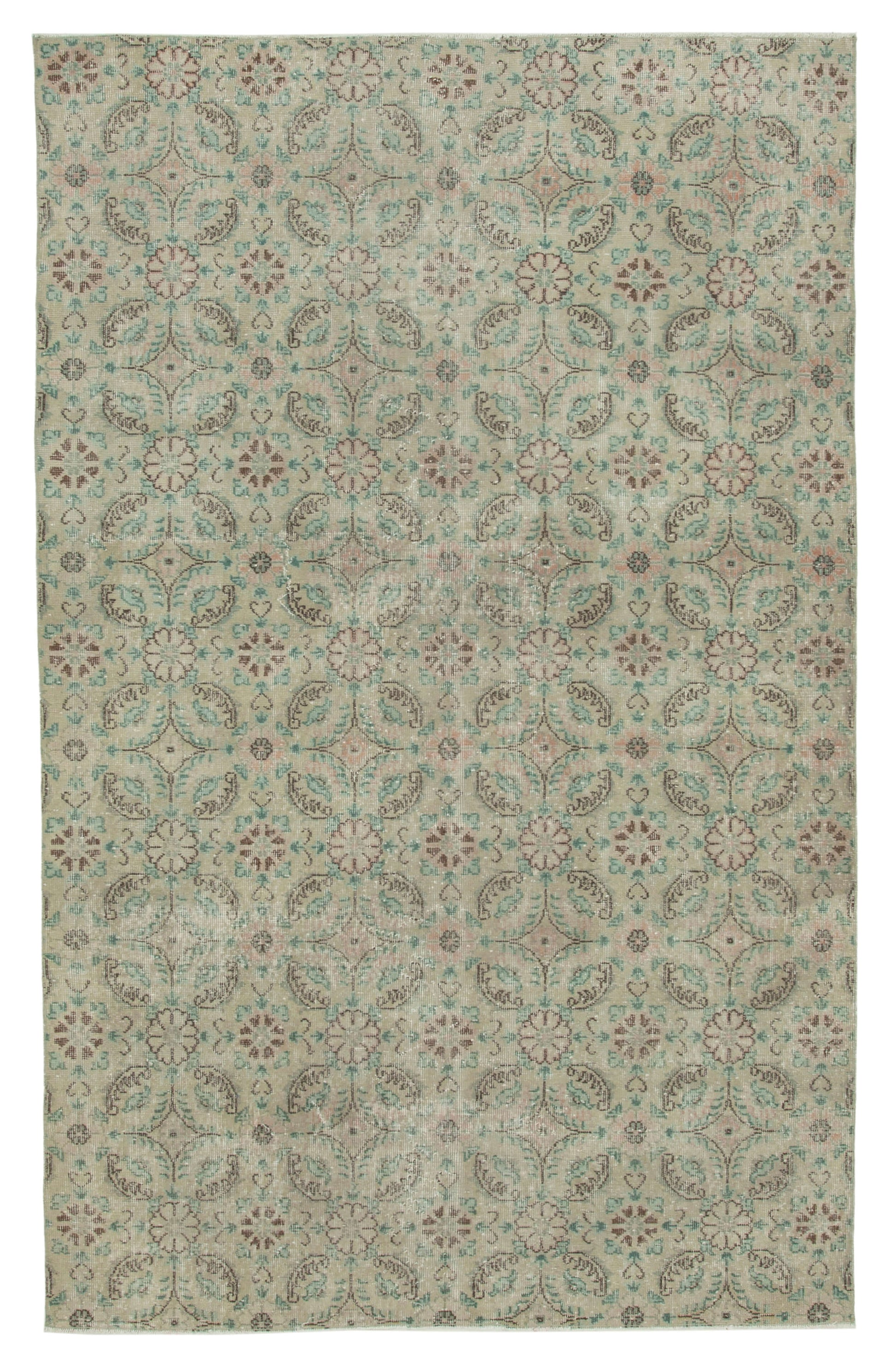 6x9 Beige Bohemian Rug  - 33064