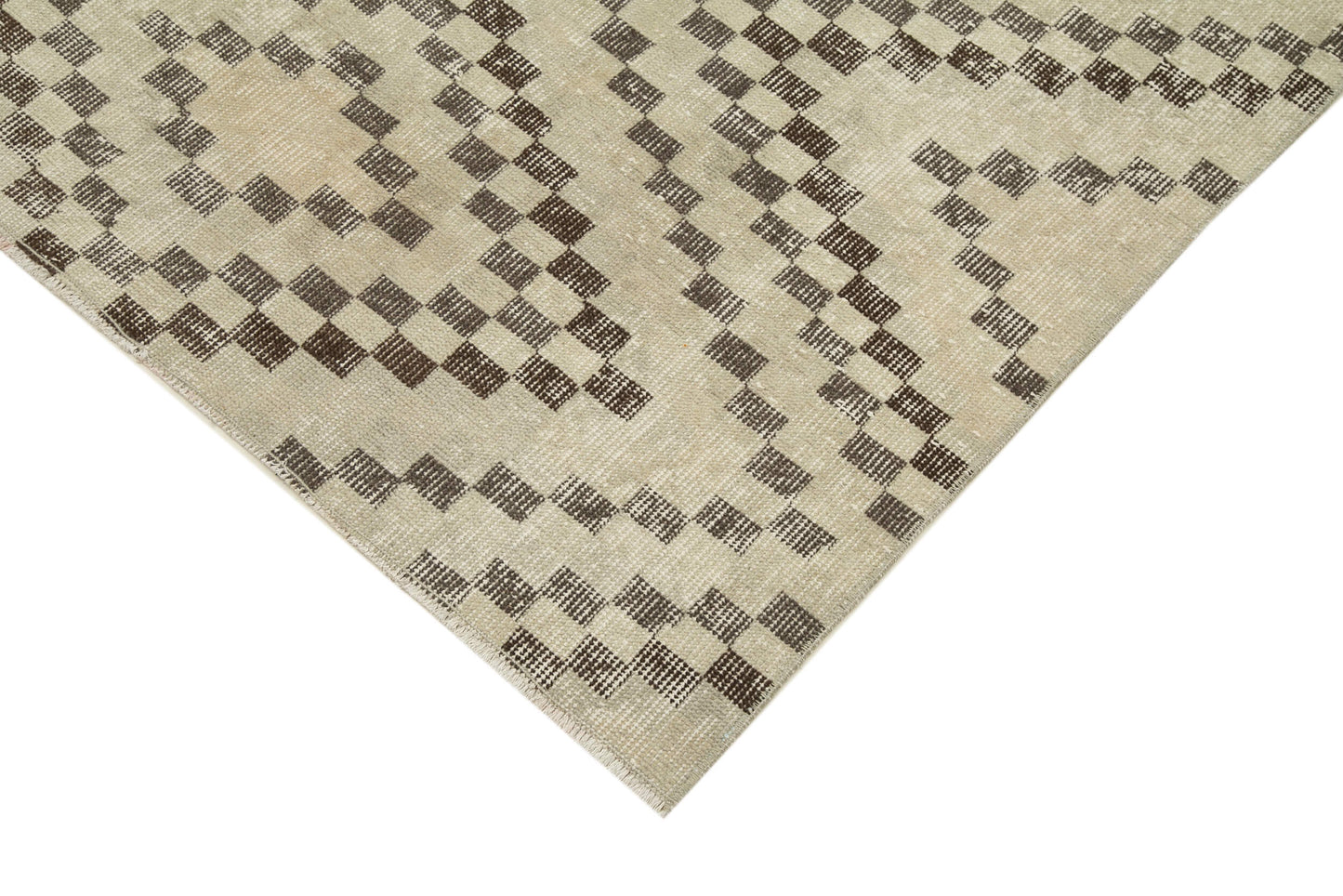 4x11 Beige Bohemian Runner Rug - 33065