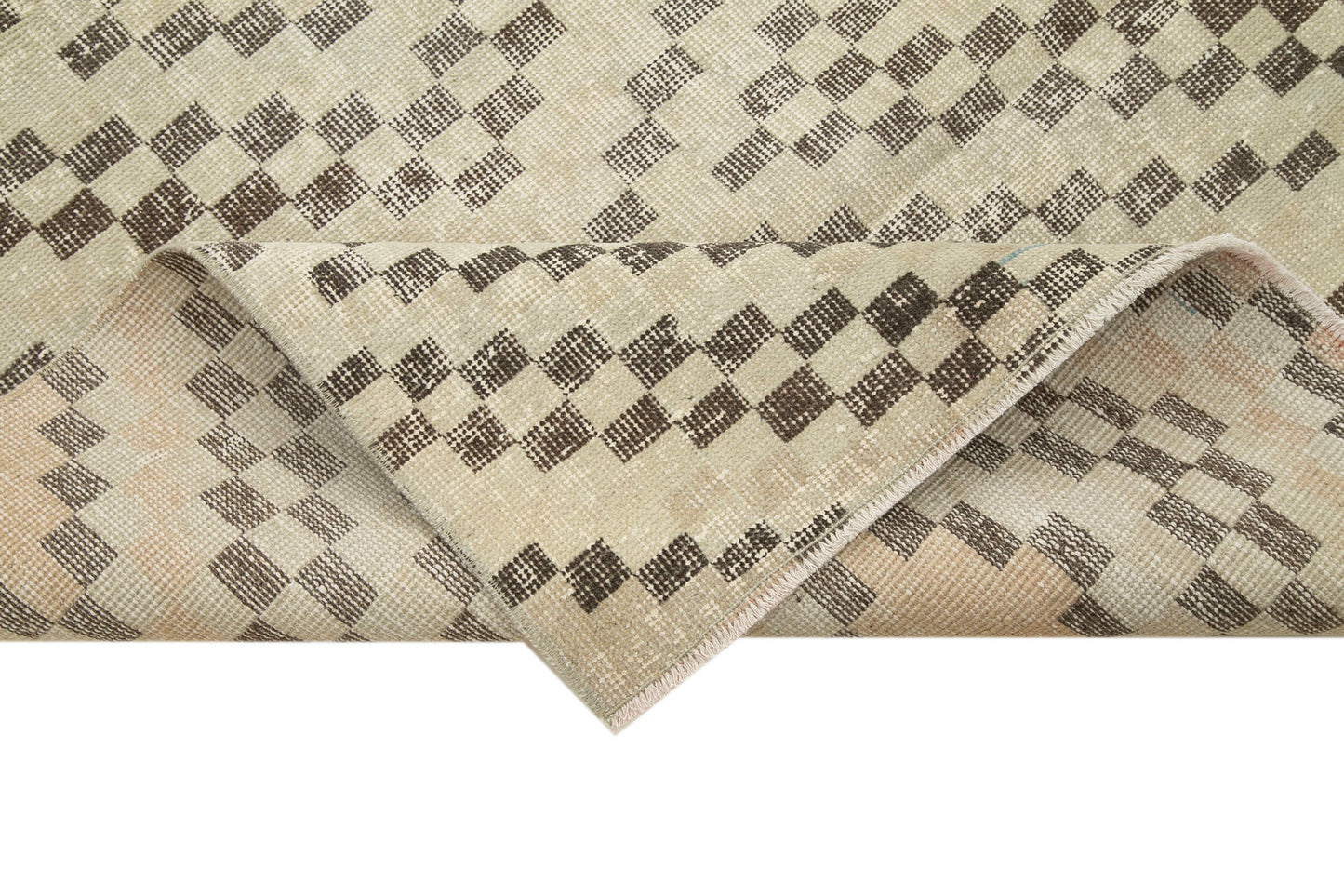 4x11 Beige Bohemian Runner Rug - 33065