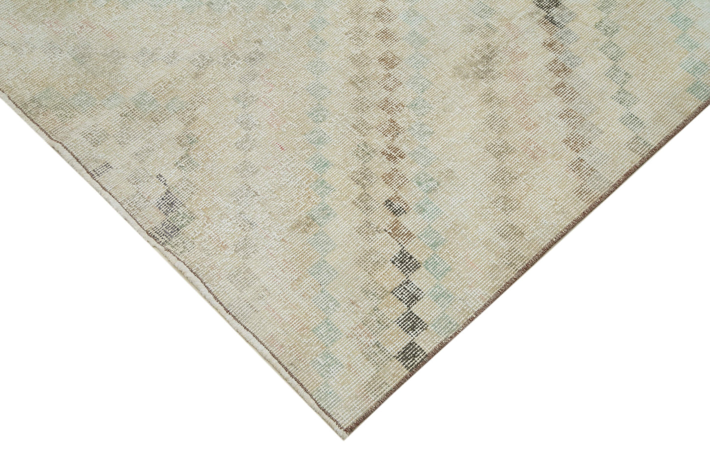 4x10 Beige Bohemian Runner Rug - 33066