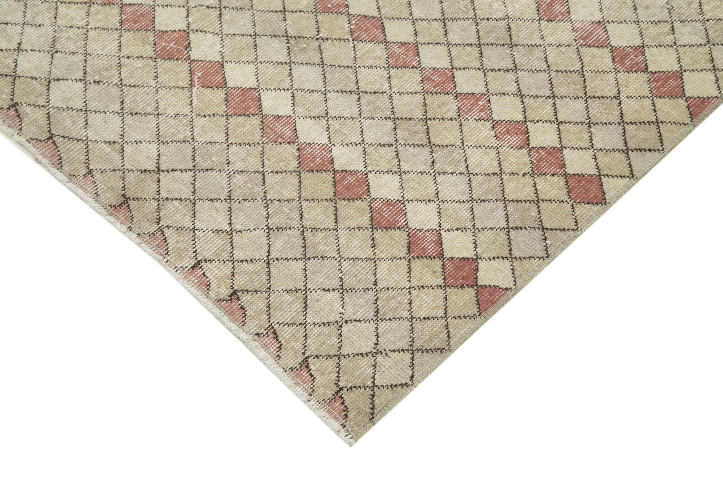 4x9 Beige Bohemian Rug  - 33074