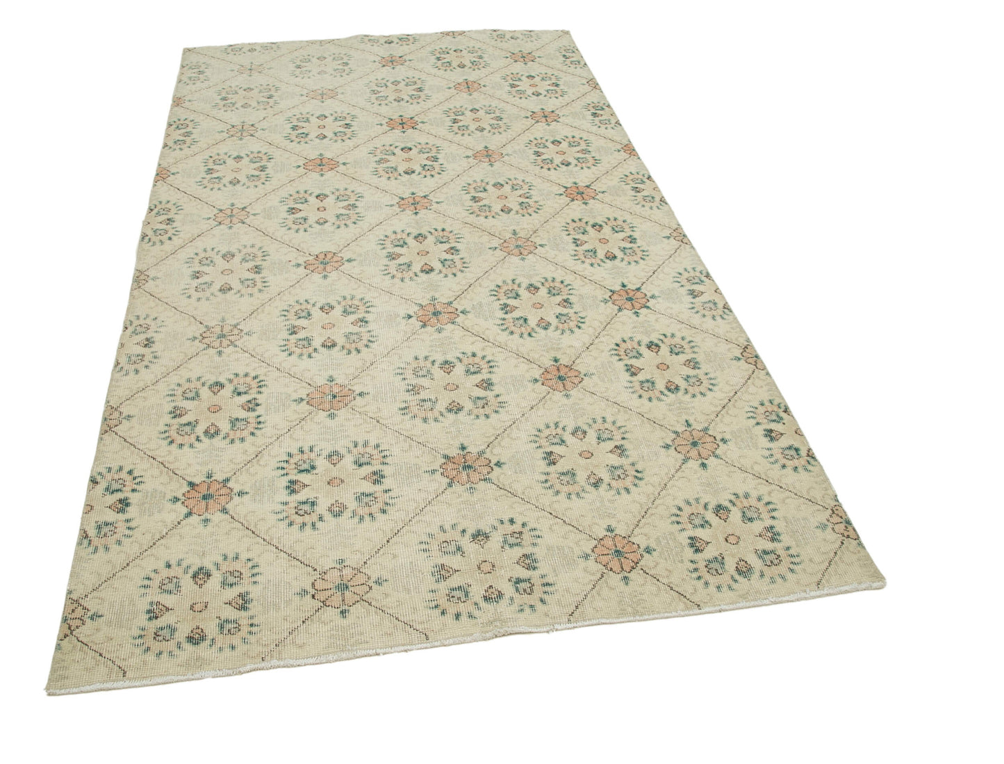 5x8 Beige Bohemian Rug  - 33079