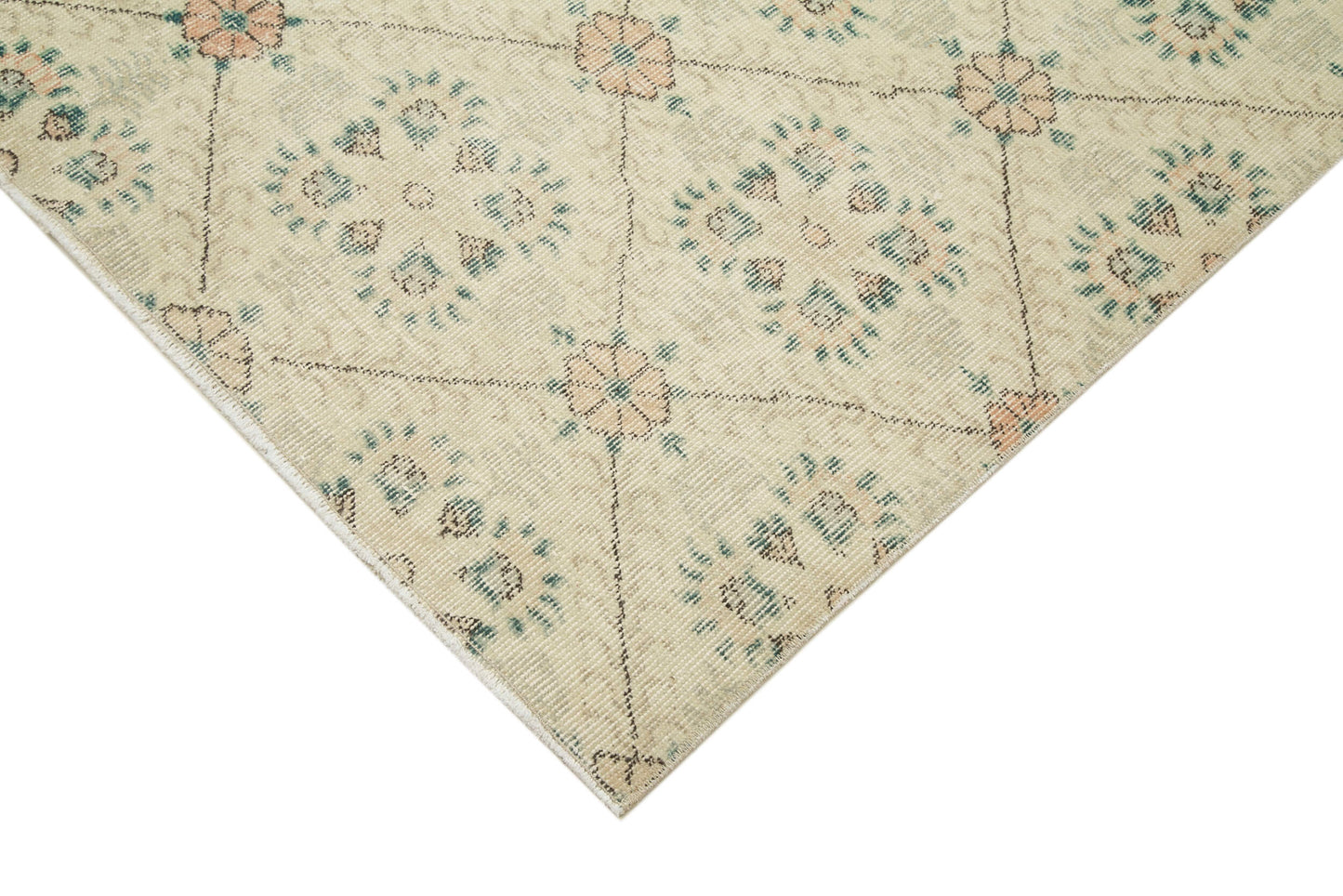 5x8 Beige Bohemian Rug  - 33079