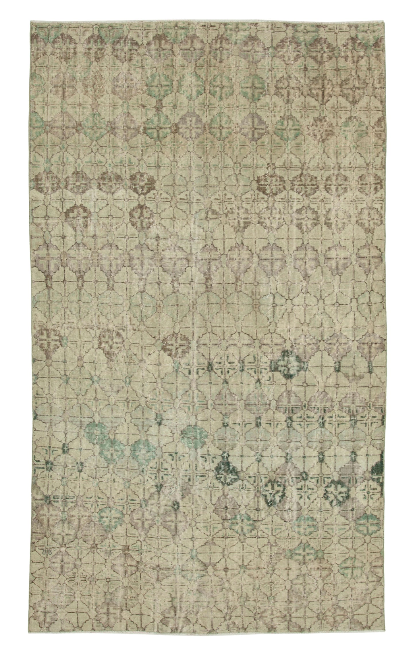 5x9 Beige Bohemian Rug  - 33115