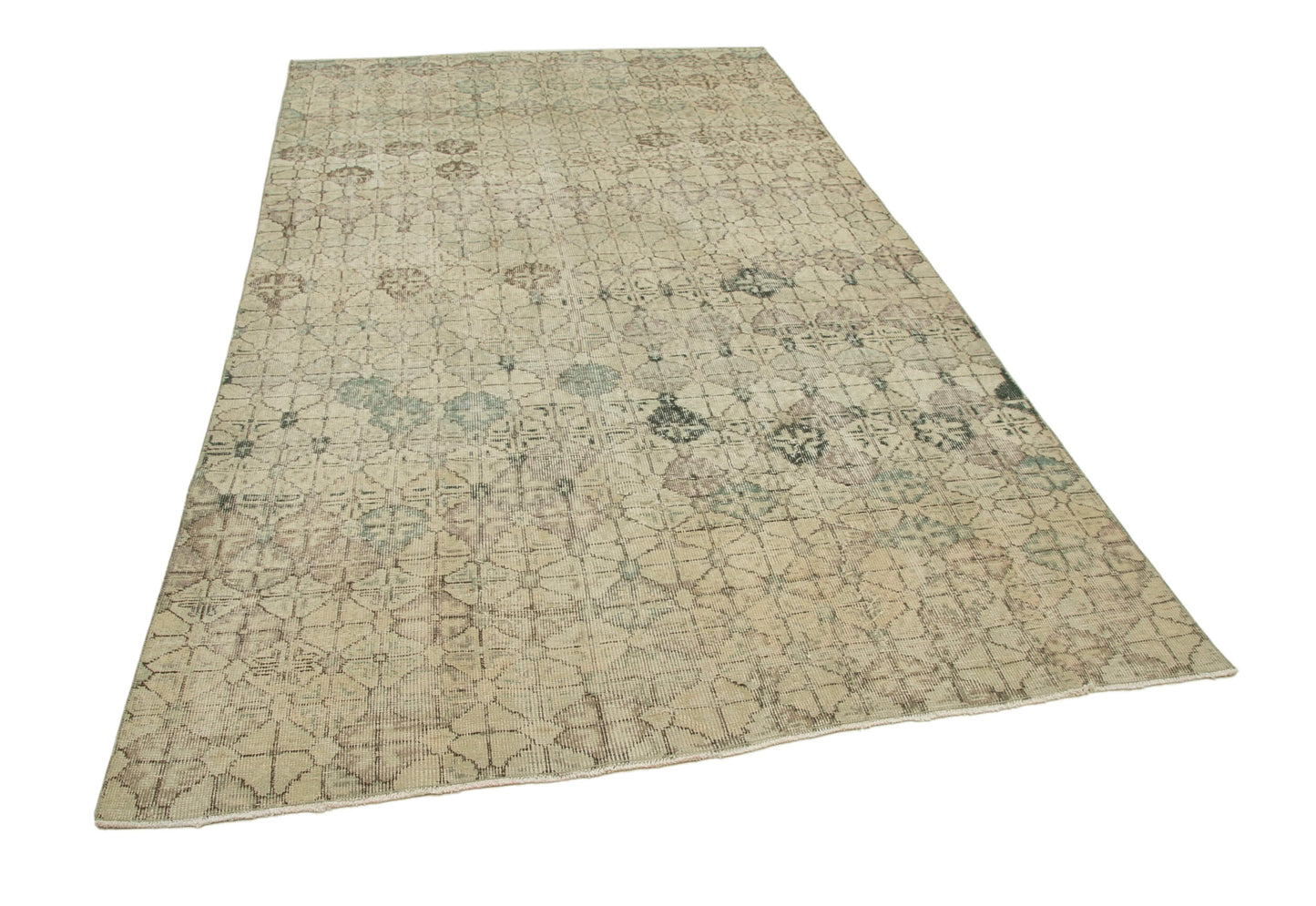 5x9 Beige Bohemian Rug  - 33115