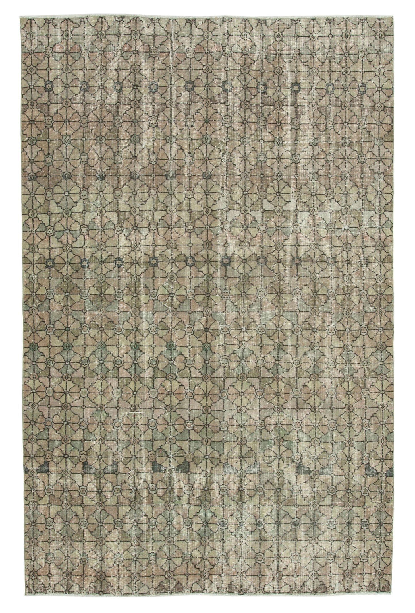 6x9 Brown Bohemian Rug  - 33117