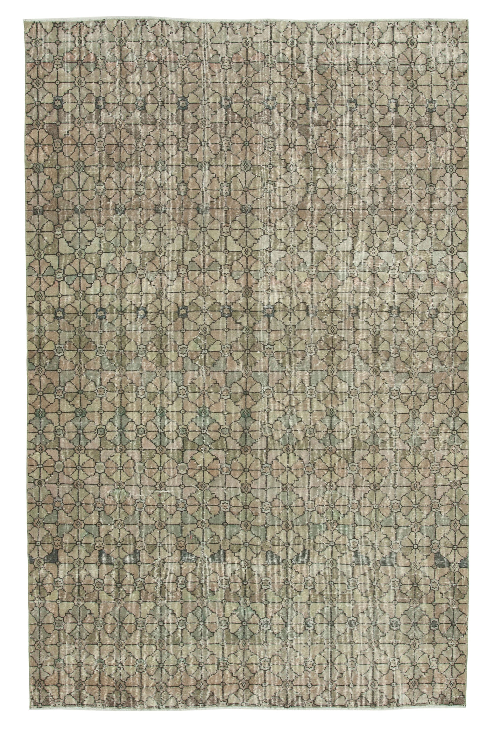 6x9 Brown Bohemian Rug  - 33117