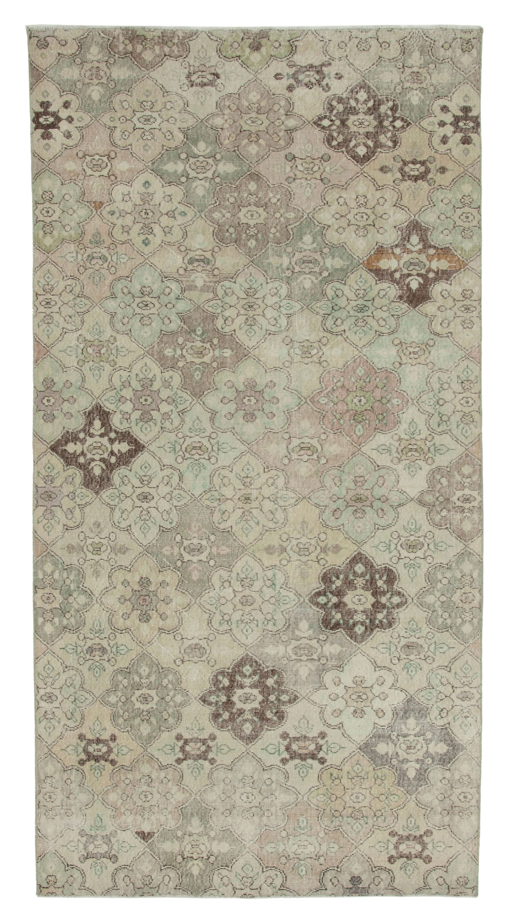 5x10 Beige Bohemian Rug  - 33118