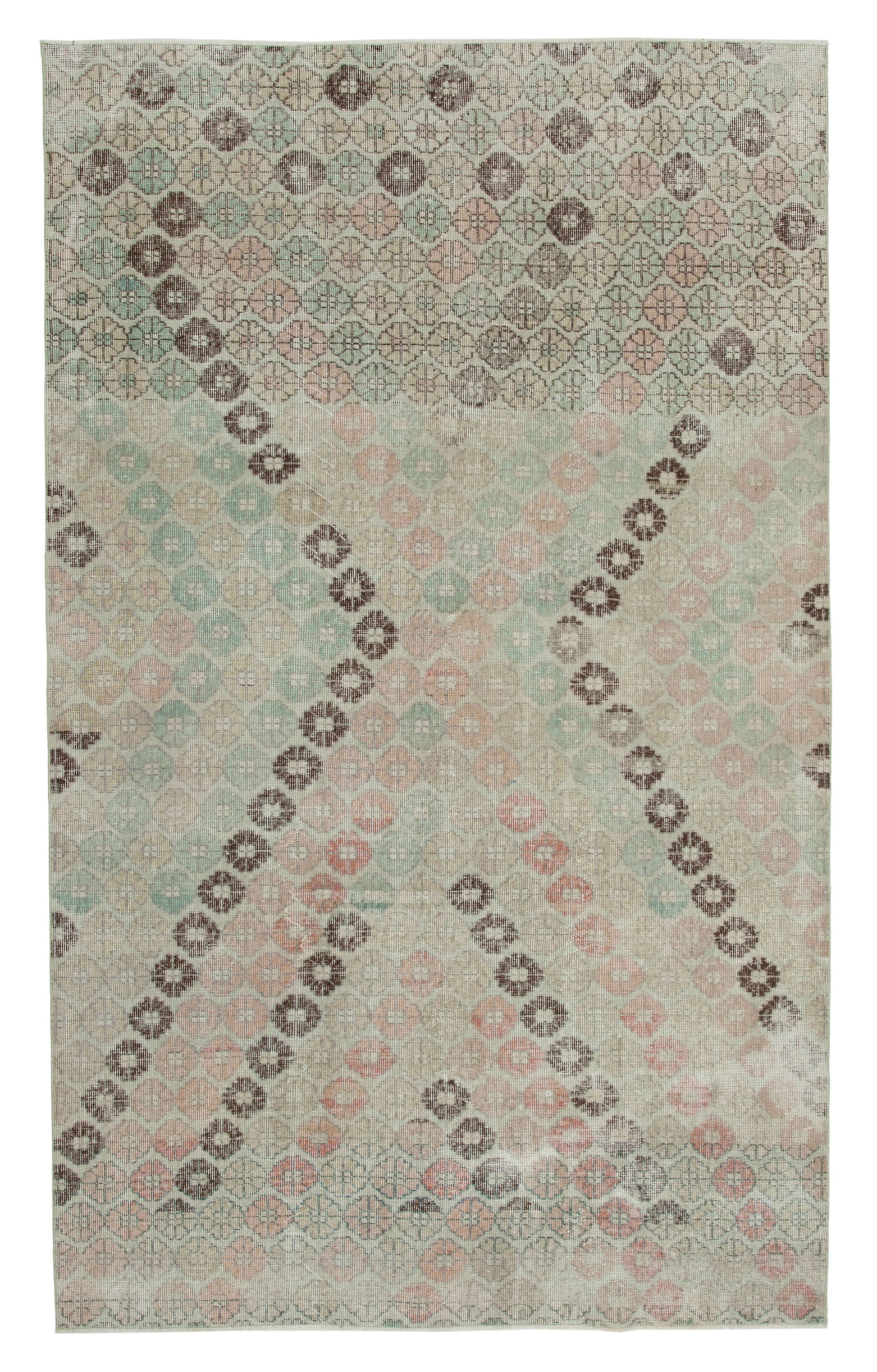 6x9 Beige Bohemian Rug  - 33119