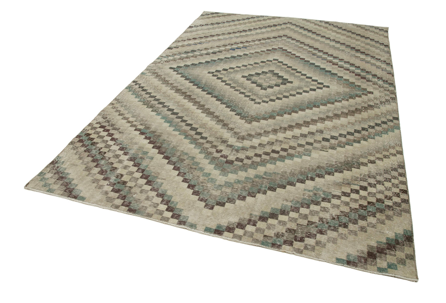 6x10 Brown Bohemian Rug  - 33124