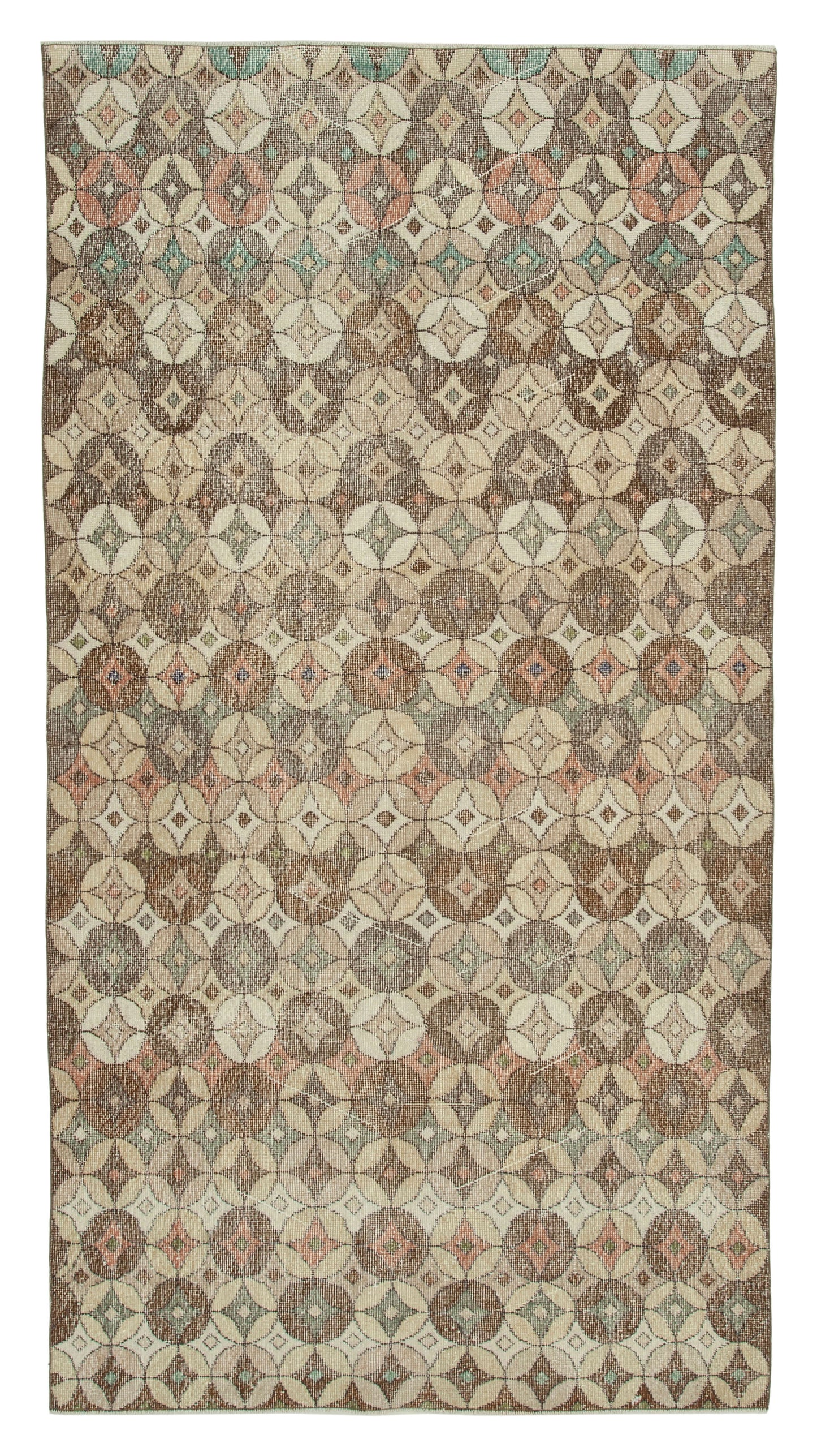 5x9 Brown Bohemian Rug  - 33126