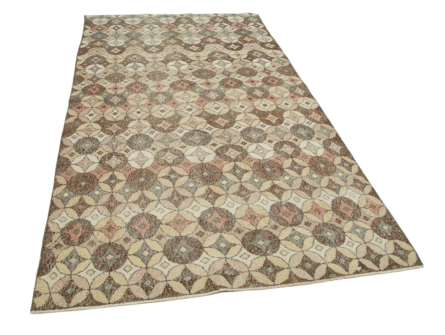 5x9 Brown Bohemian Rug  - 33126