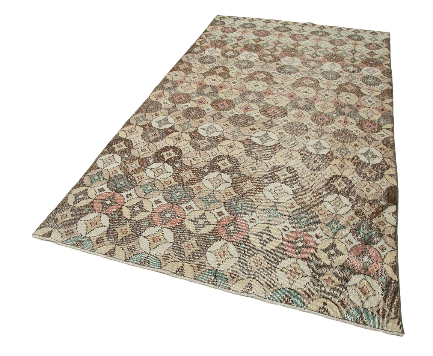 5x9 Brown Bohemian Rug  - 33126