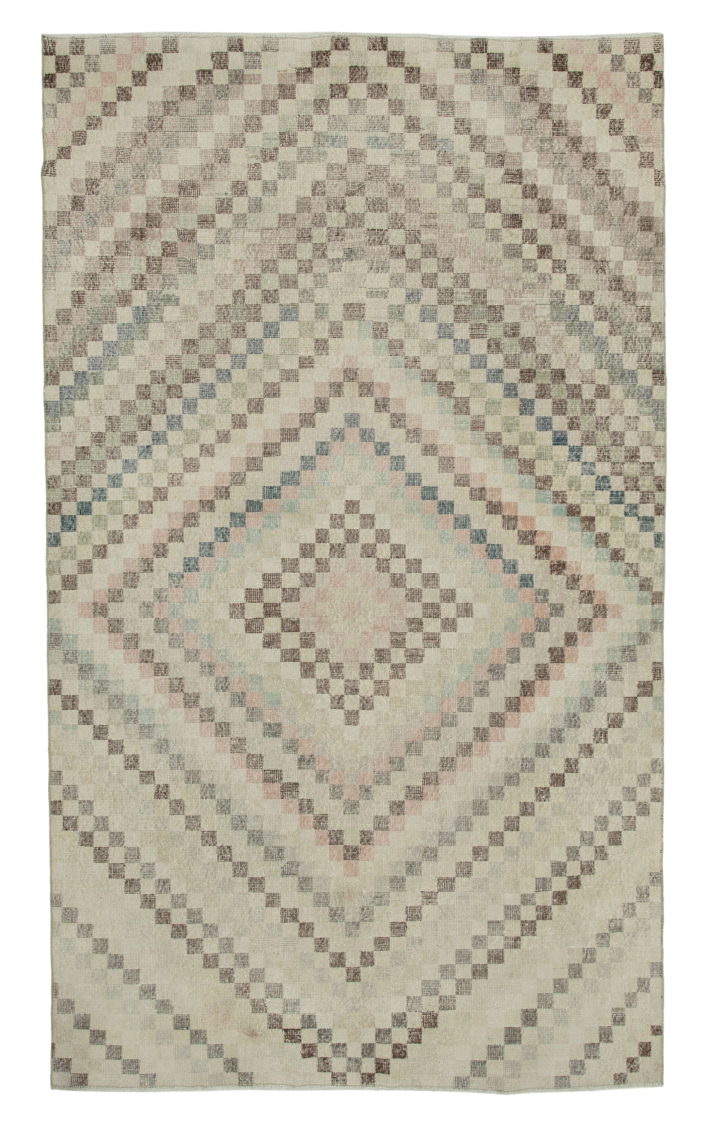 6x10 Beige Bohemian Rug  - 33127