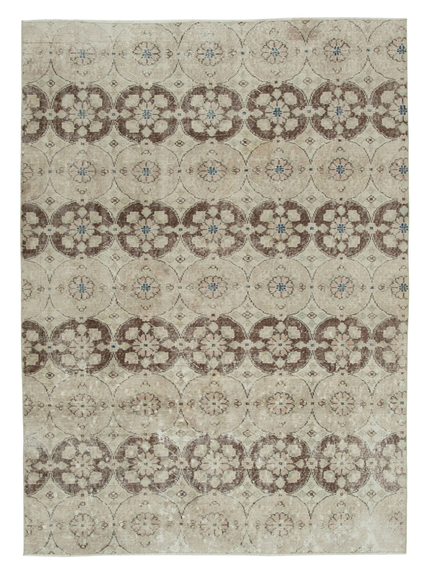 6x8 Beige Bohemian Rug  - 33143