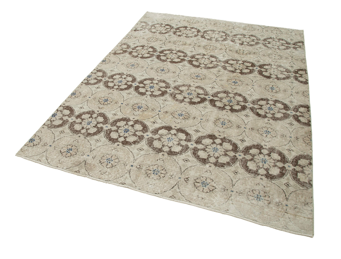 6x8 Beige Bohemian Rug  - 33143