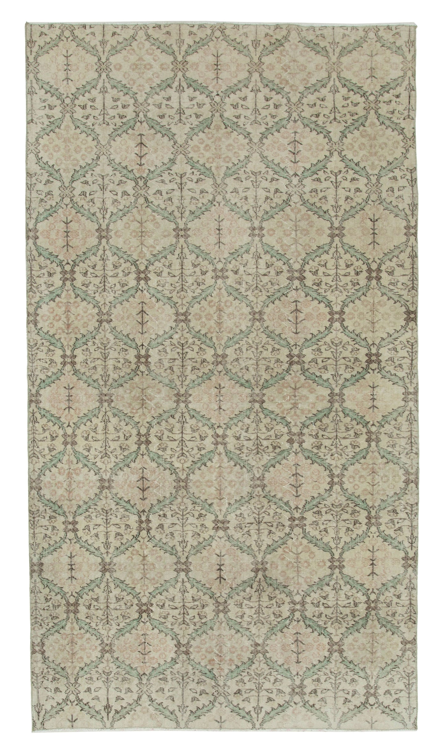 5x10 Beige Bohemian Rug  - 33157