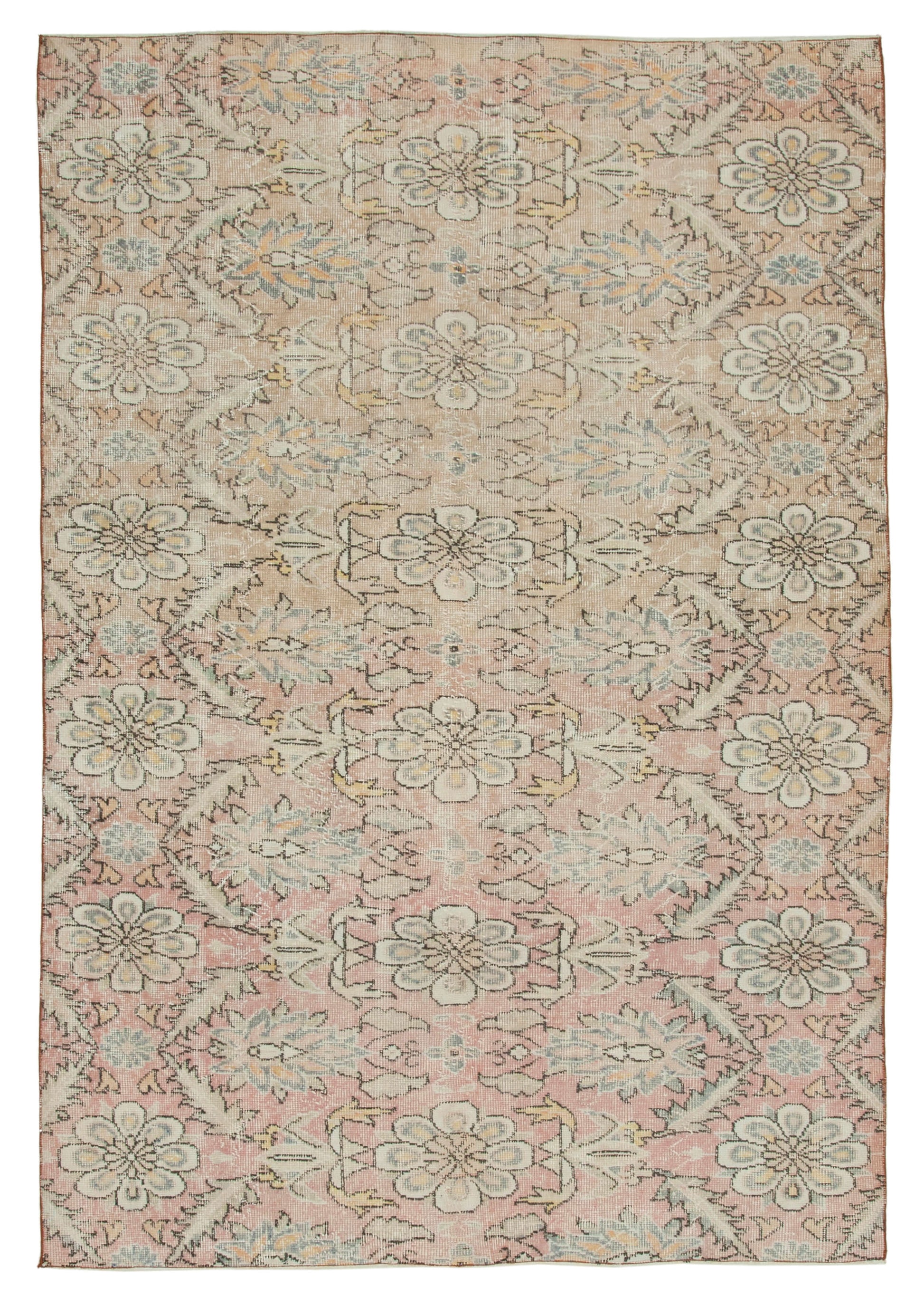 5x8 Red Bohemian Rug  - 33159