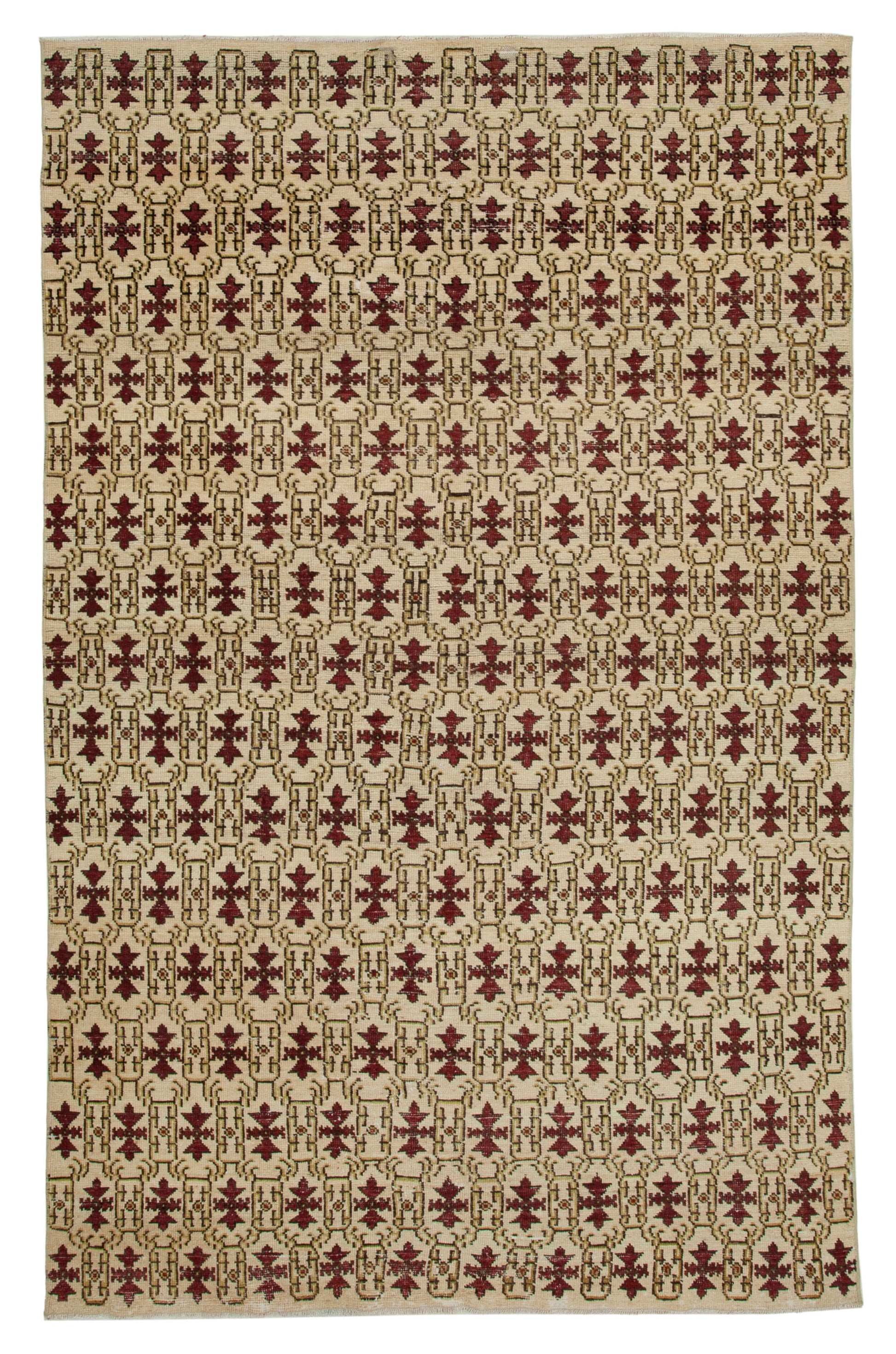 6x9 Red Bohemian Rug  - 33165