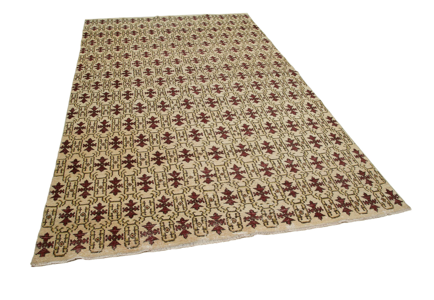 6x9 Red Bohemian Rug  - 33165