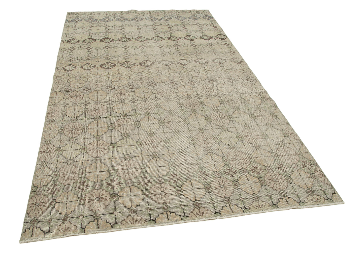 5x9 Beige Bohemian Rug  - 33166