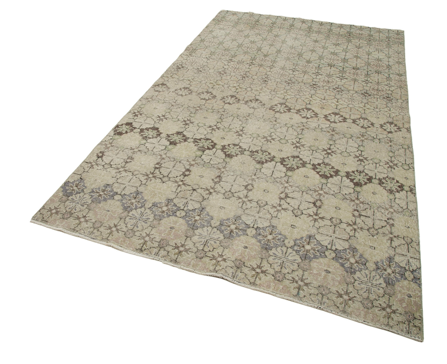 5x9 Beige Bohemian Rug  - 33166