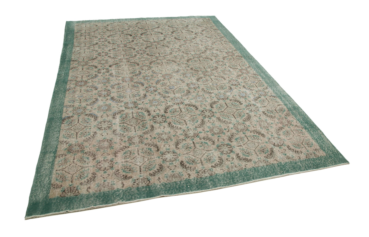 7x10 Beige Bohemian Rug  - 33175