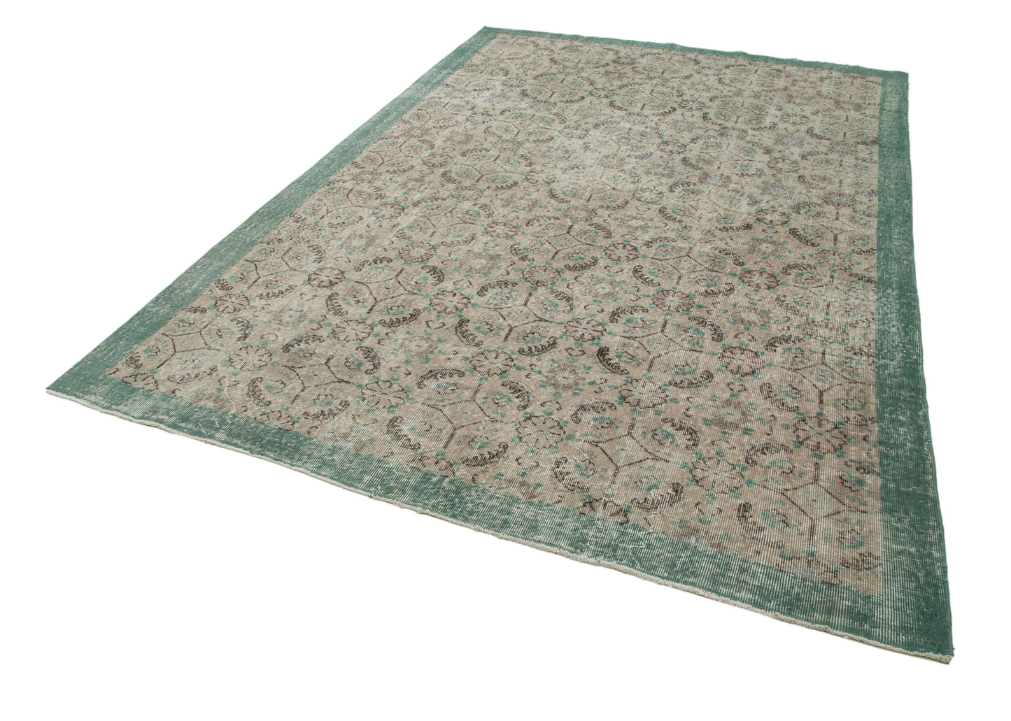 7x10 Beige Bohemian Rug  - 33175