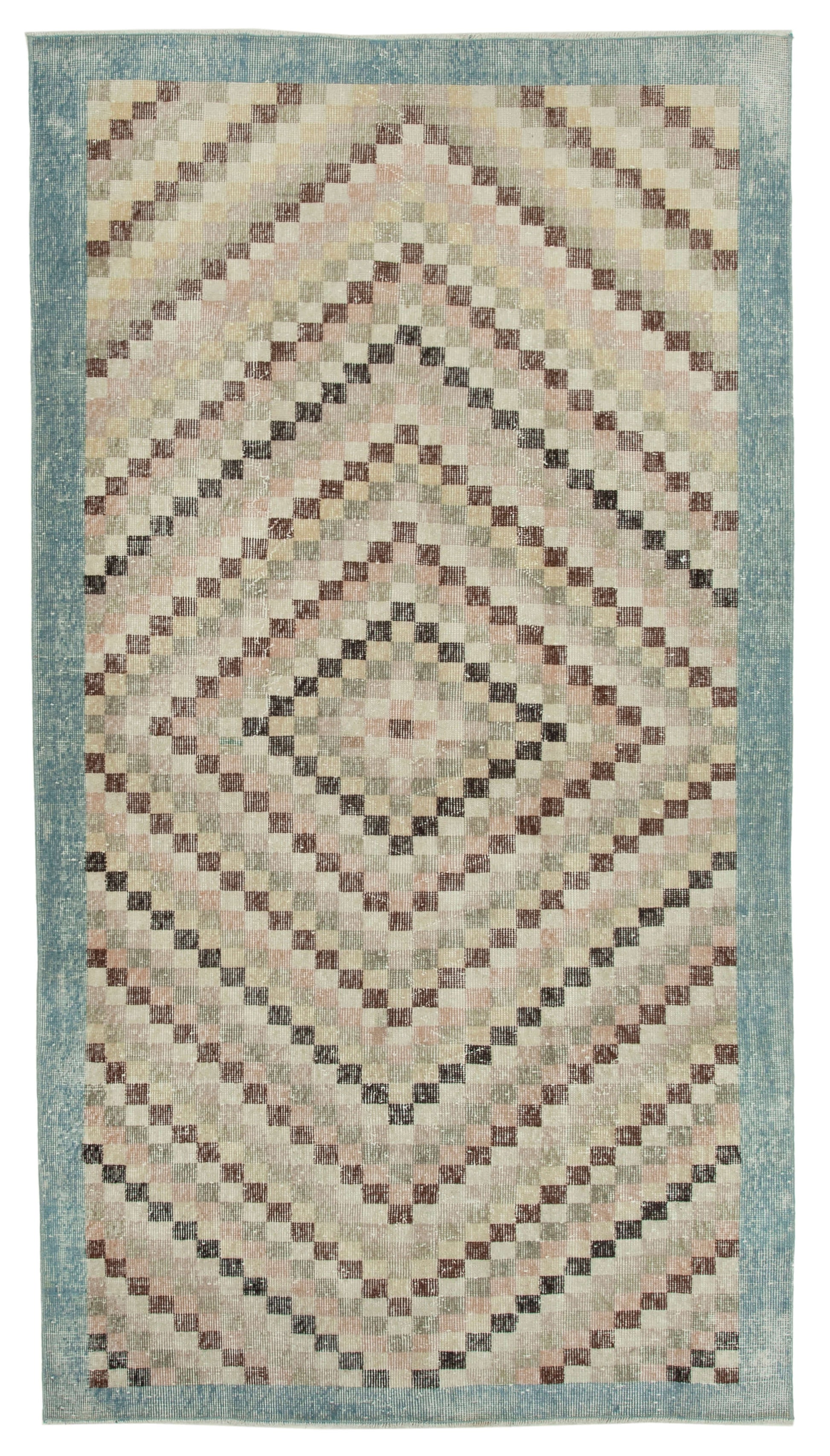 5x9 Beige Bohemian Rug  - 33177