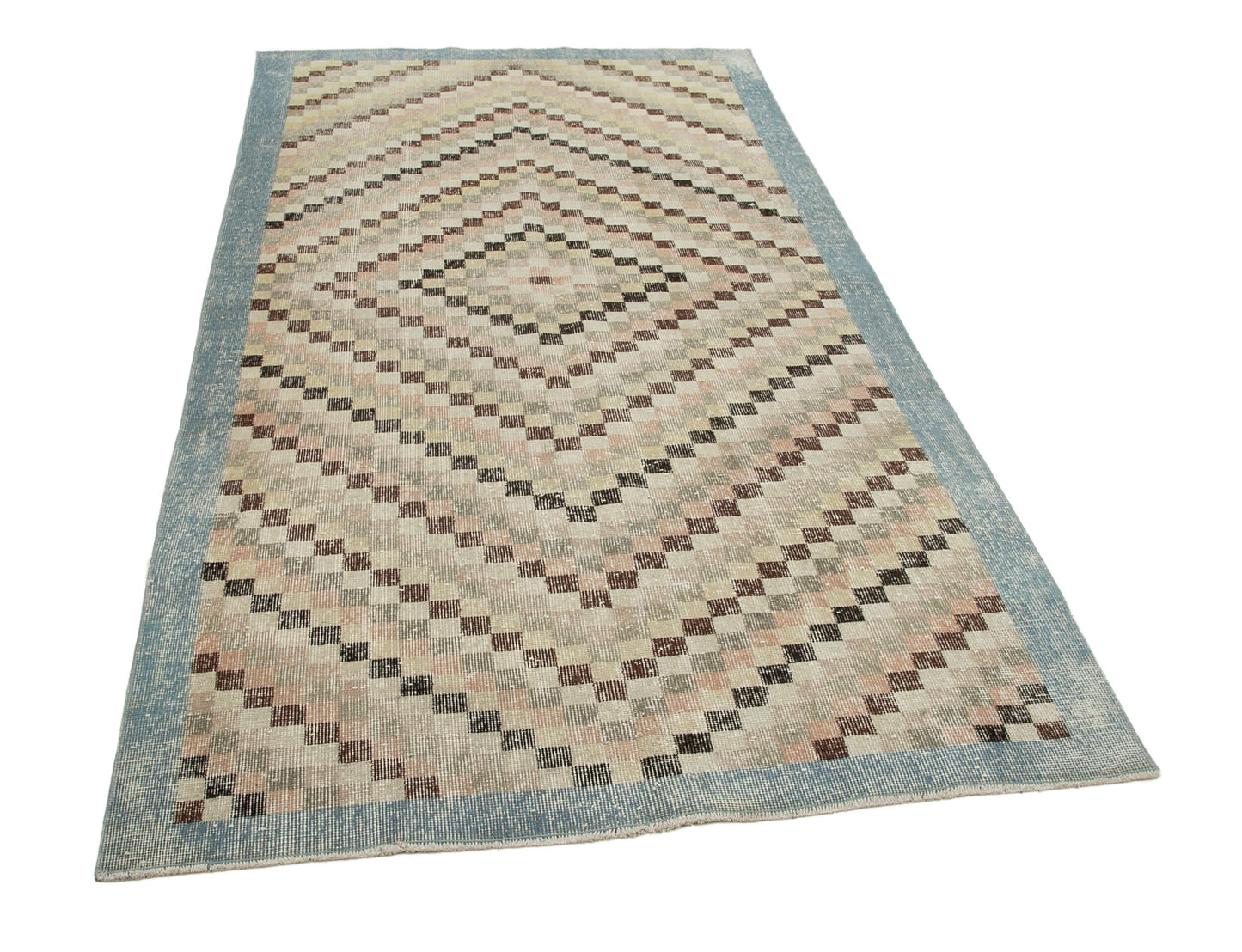 5x9 Beige Bohemian Rug  - 33177