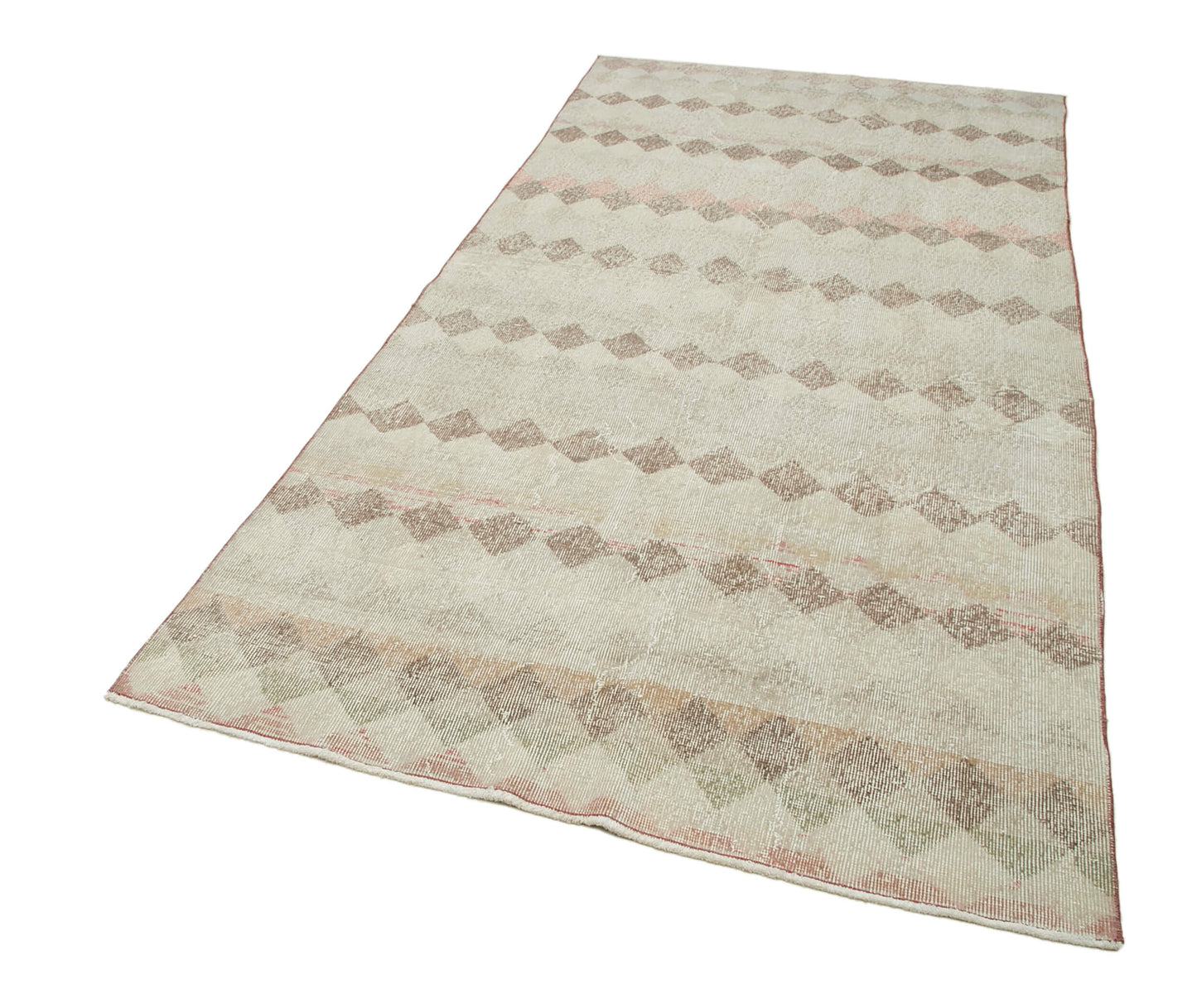 4x9 Beige Bohemian Runner Rug - 33182