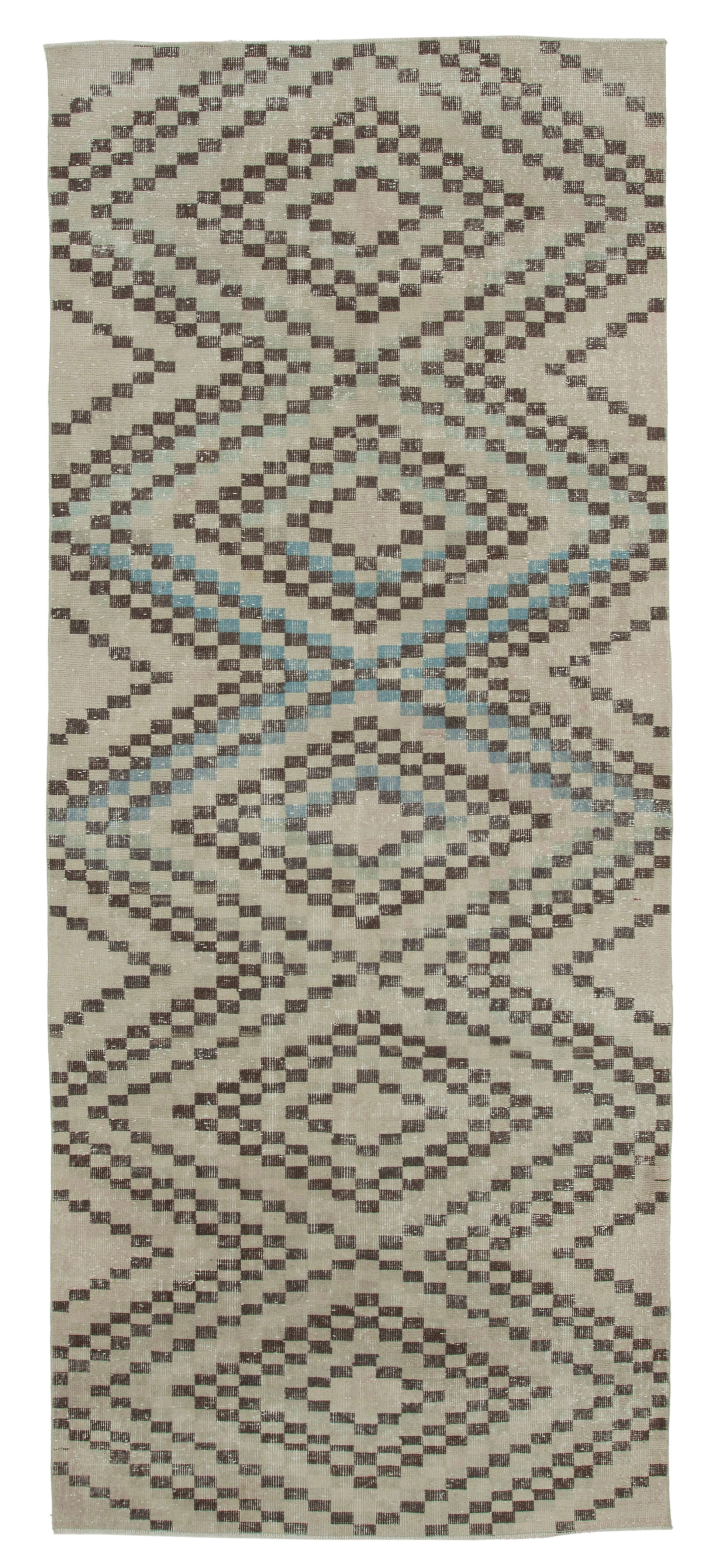 5x11 Beige Bohemian Runner Rug - 33193