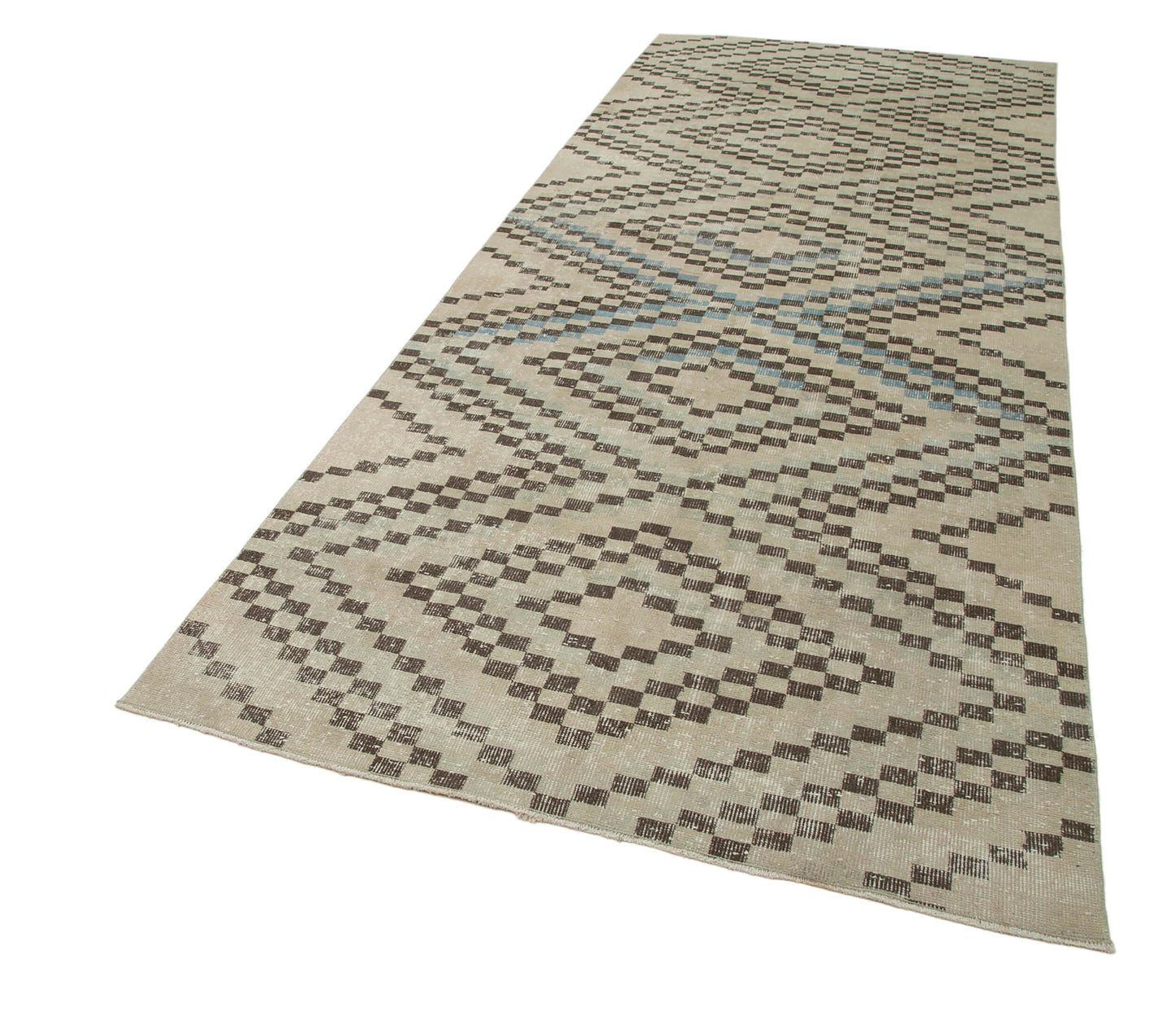 5x11 Beige Bohemian Runner Rug - 33193