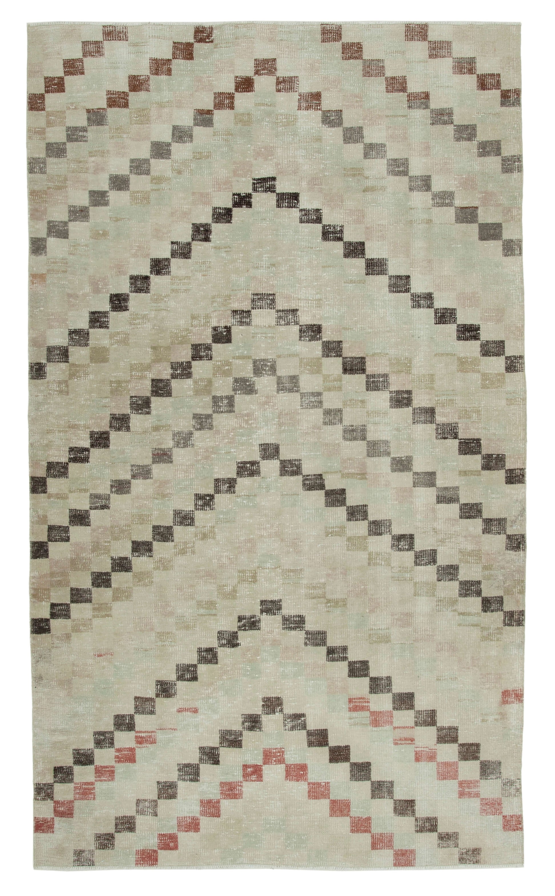 5x9 Beige Bohemian Rug  - 33194