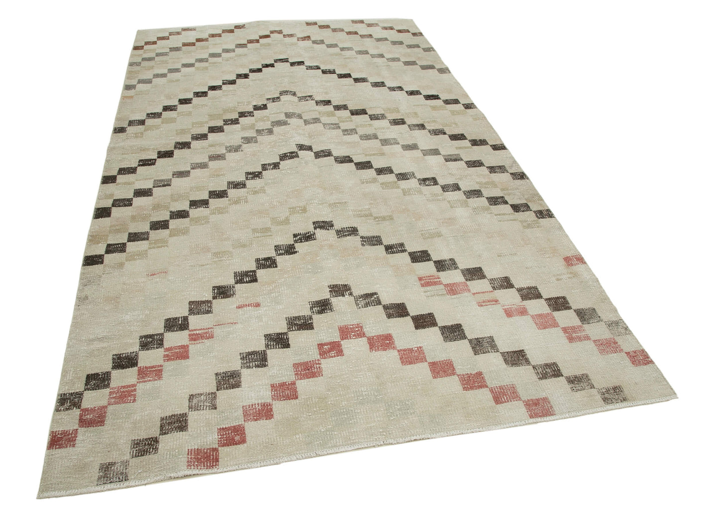 5x9 Beige Bohemian Rug  - 33194