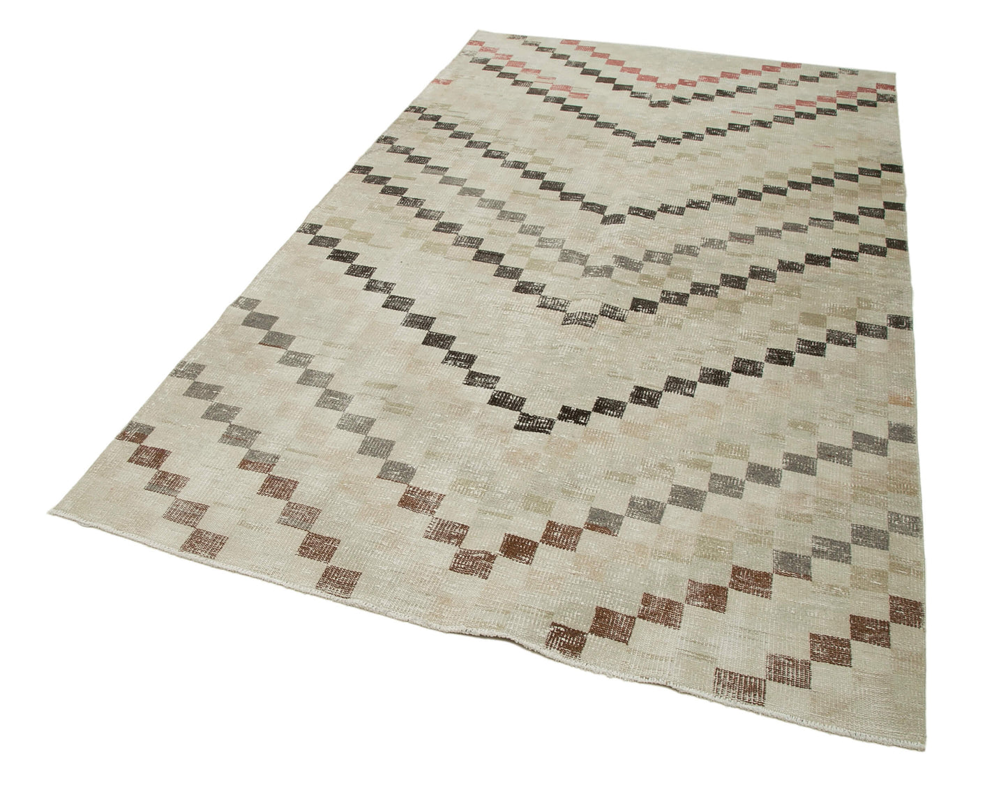 5x9 Beige Bohemian Rug  - 33194