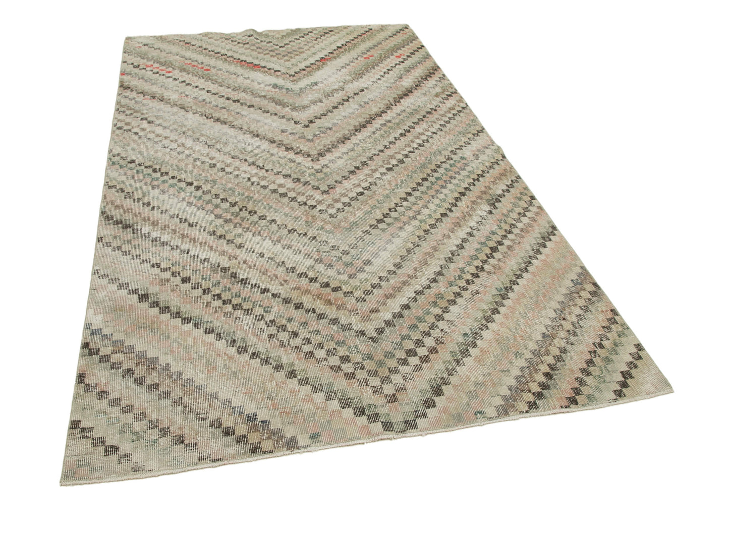 5x9 Beige Bohemian Rug  - 33204