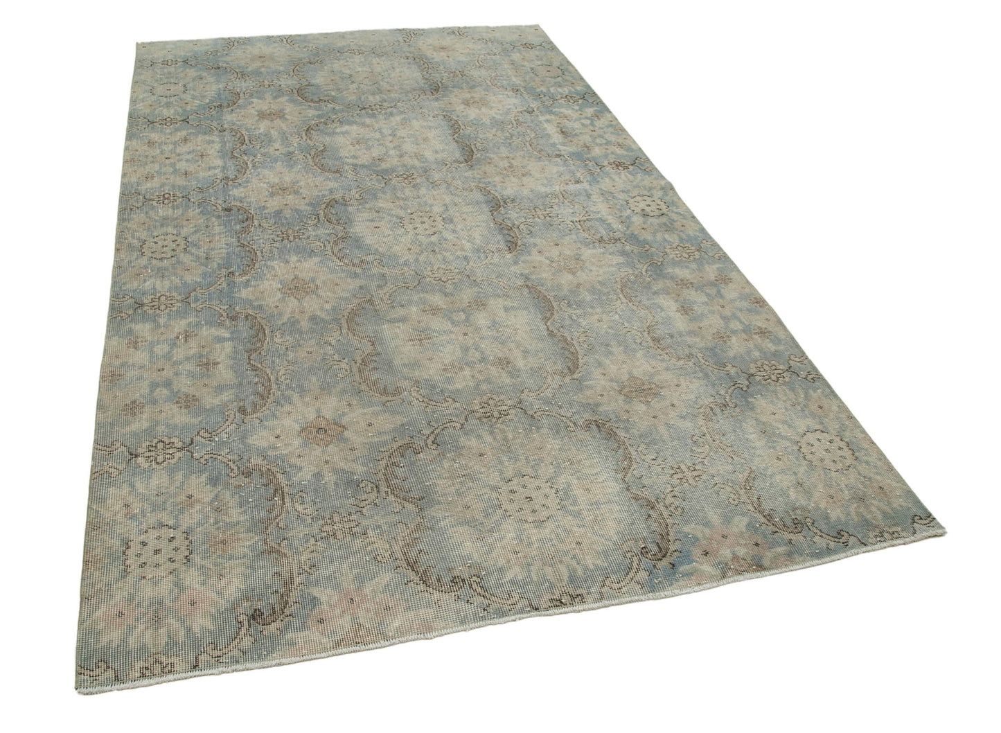 5x9 Blue Bohemian Rug  - 33206