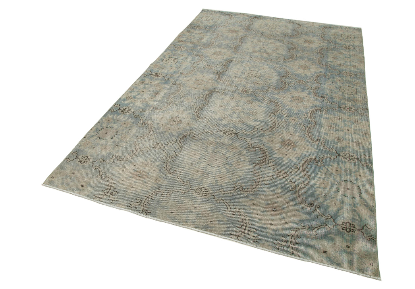 5x9 Blue Bohemian Rug  - 33206