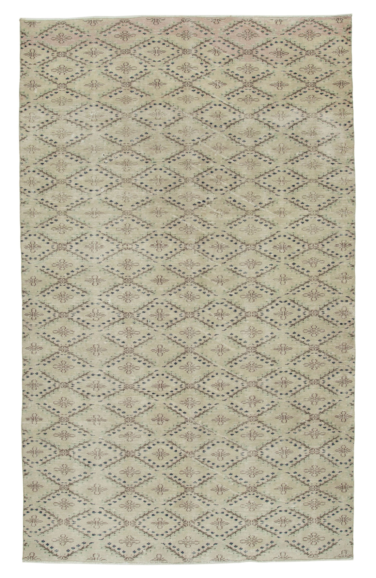 6x10 Beige Bohemian Rug  - 33224