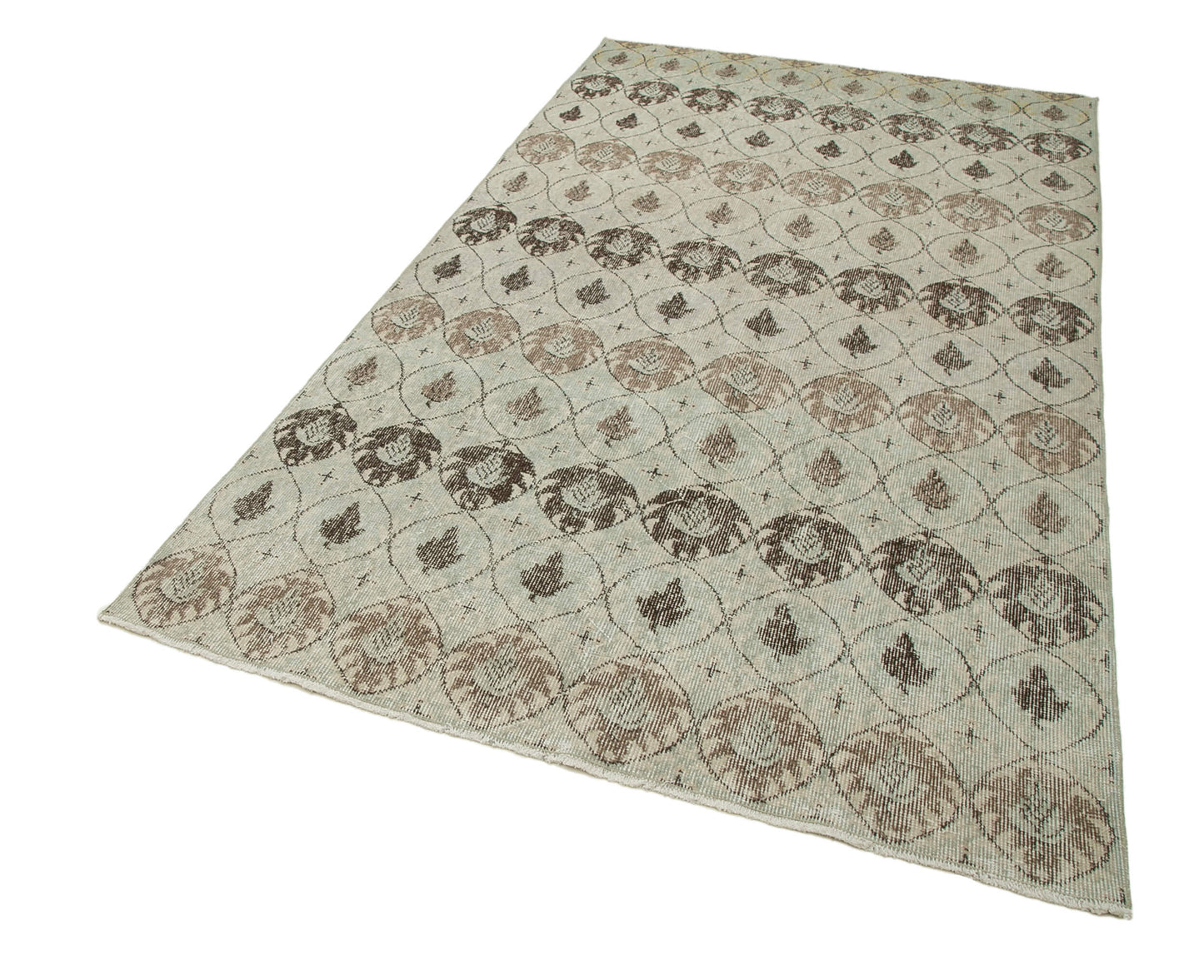 5x8 Beige Bohemian Rug  - 33228