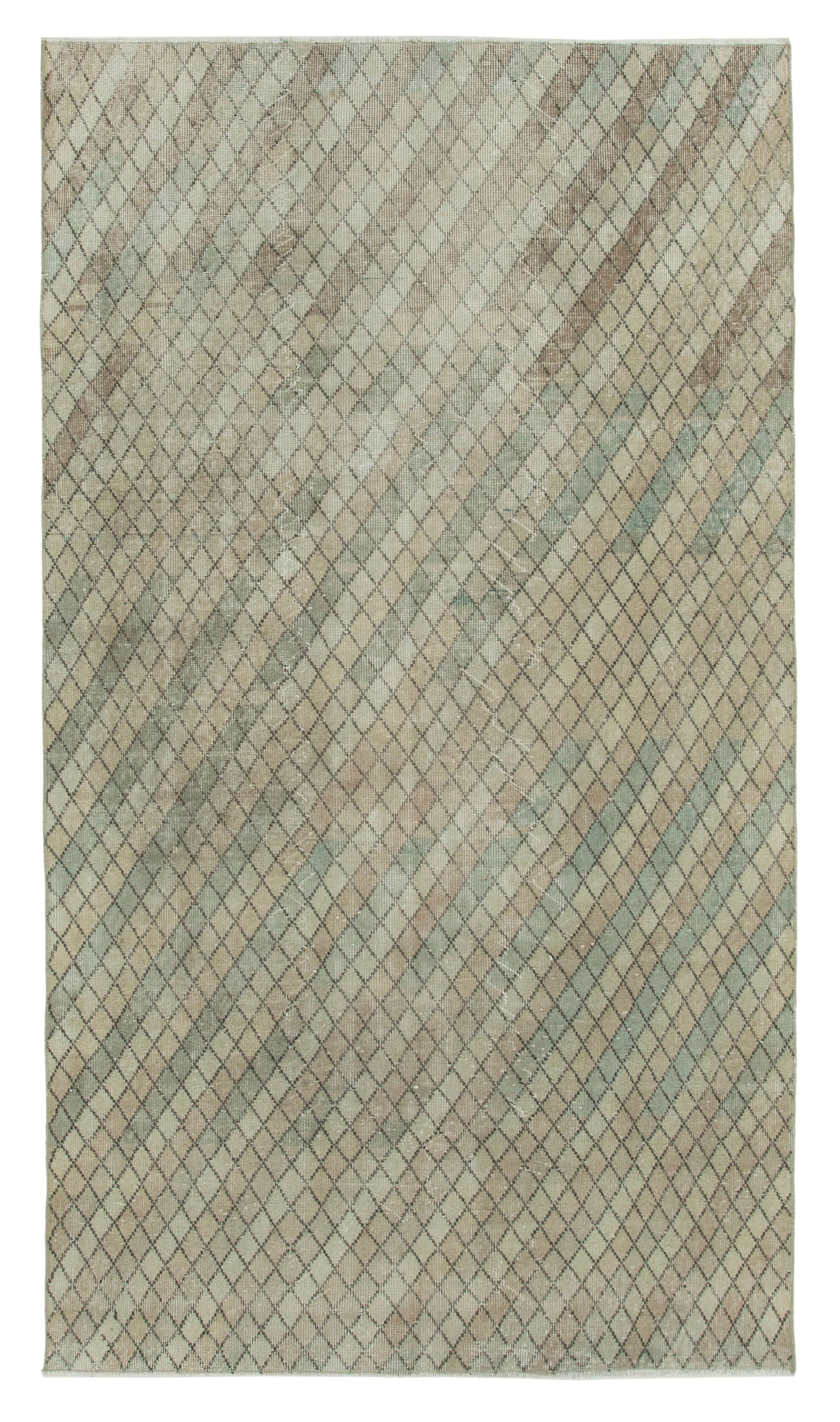 5x8 Beige Bohemian Rug  - 33230