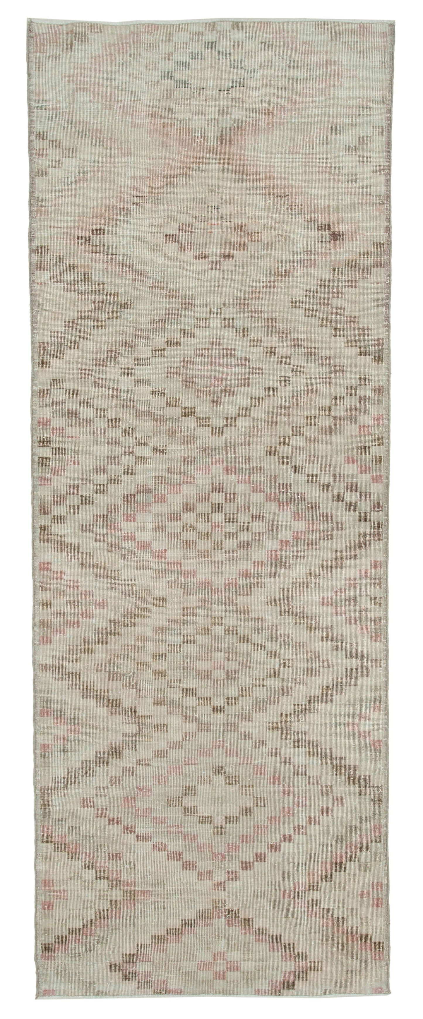 4x10 Beige Bohemian Runner Rug - 33255