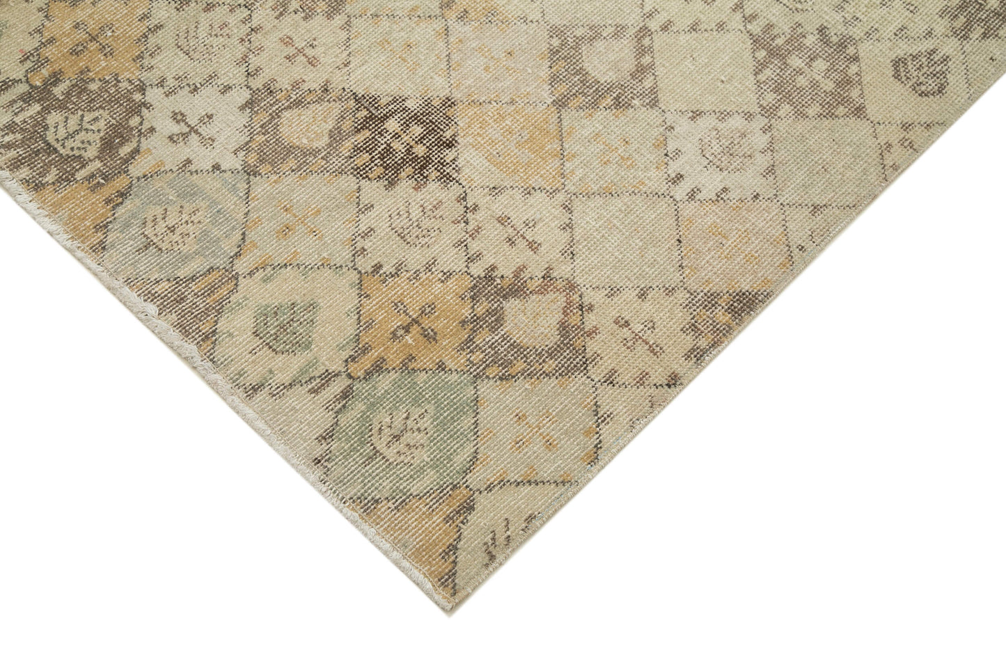 5x9 Beige Bohemian Rug  - 33257