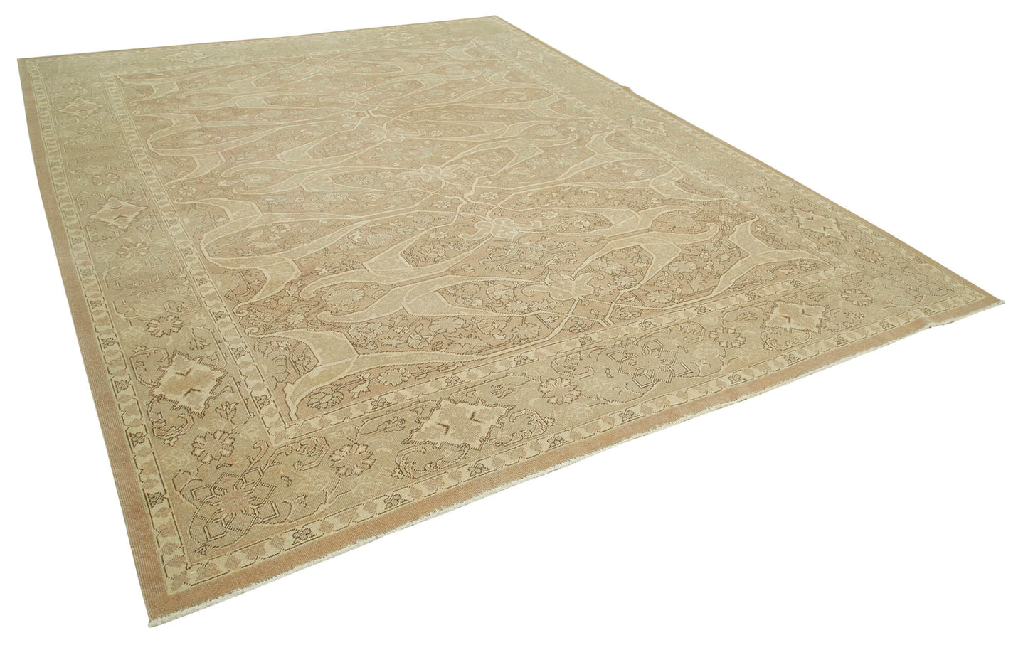 9x11 Brown Oushak Rug - 33290