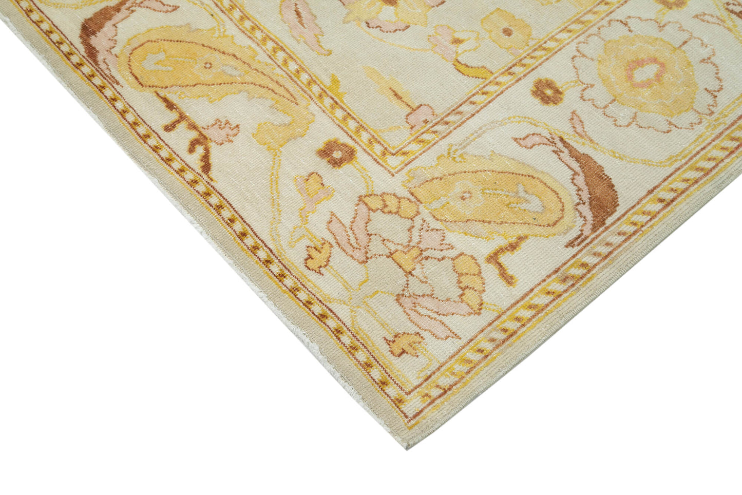 6x9 Beige Oushak Rug - 33291