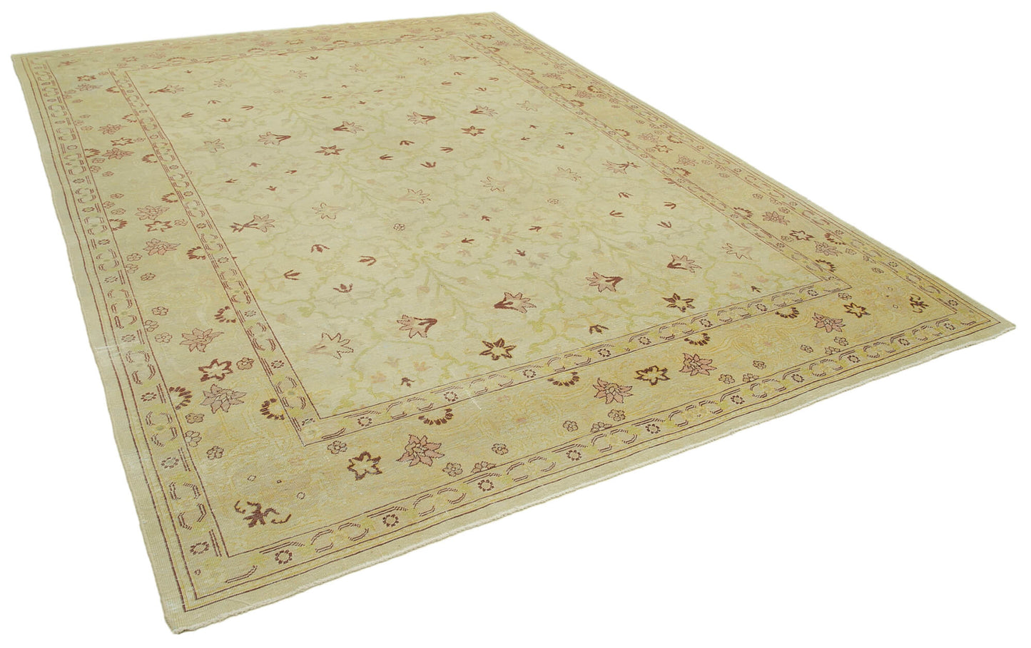 8x12 Beige Oushak Rug - 33296