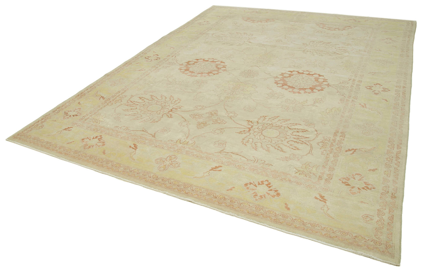 9x12 Beige Oushak Rug - 33297